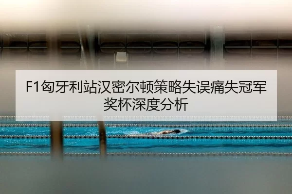 F1匈牙利站汉密尔顿策略失误痛失冠军奖杯深度分析